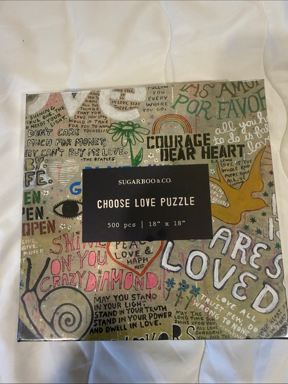 Sugarboo & Co. "Choose Love Puzzle" – Multi Color